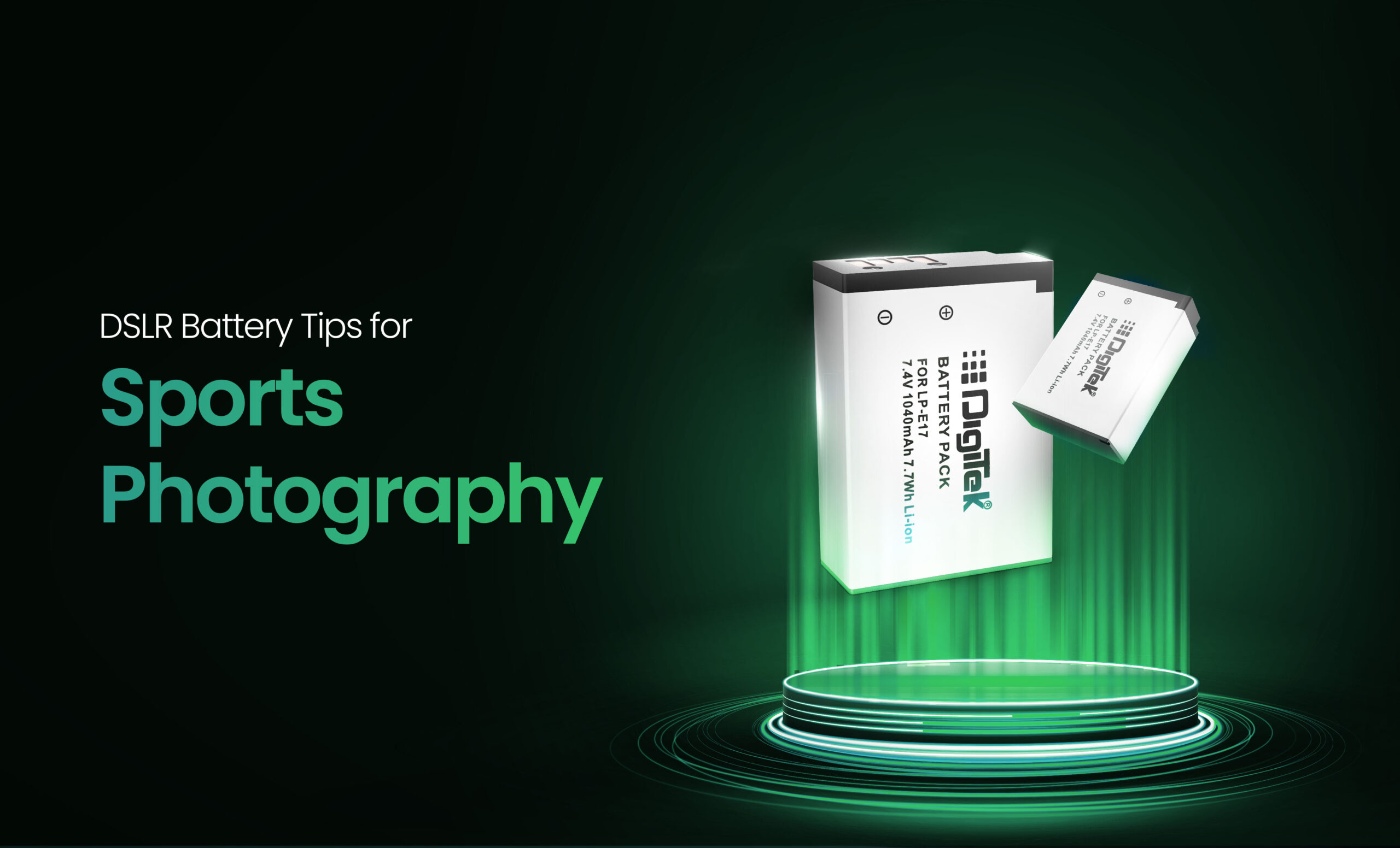 DSLR Battery Tips for Sports Photography