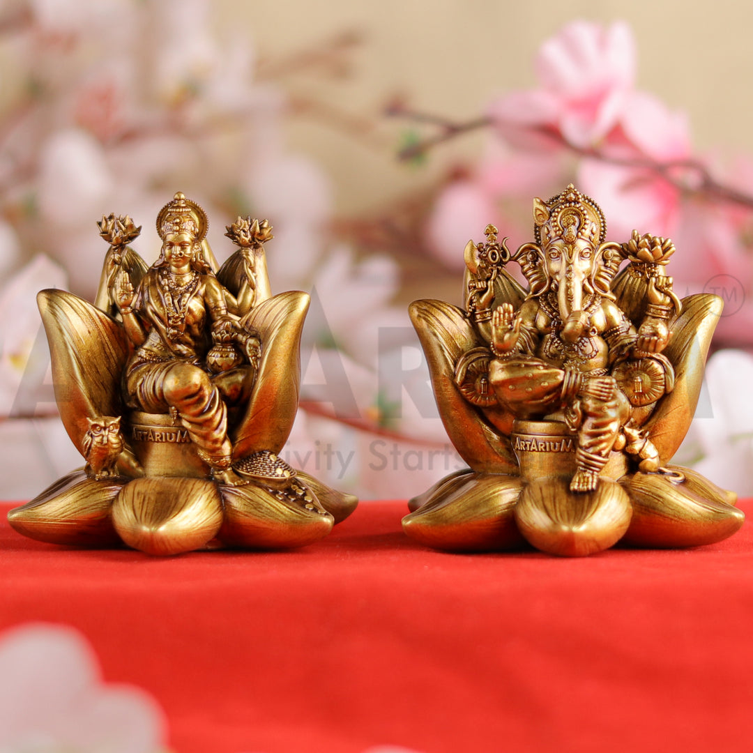 Laxmi and Ganesh Murti: The Divine Duo of Wealth and Wisdom