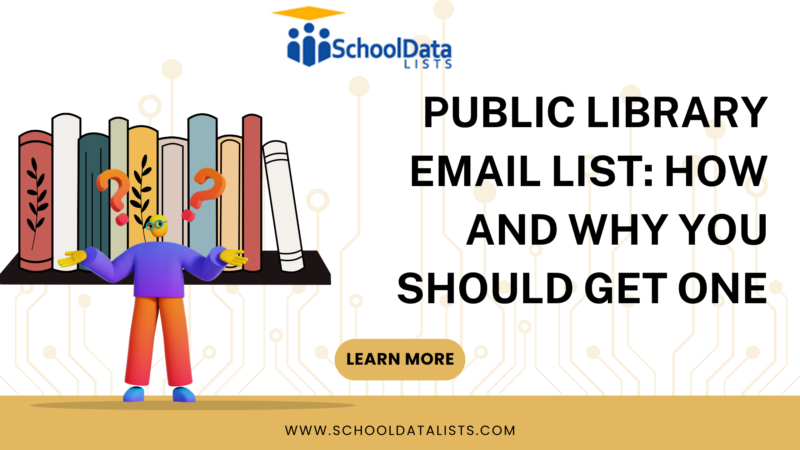 Public Library Email List: How and Why You Should Get One